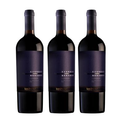 Oferta de Vino Tierras Moradas Carmenere Botella 750cc x3 por $26890 en Liquidos