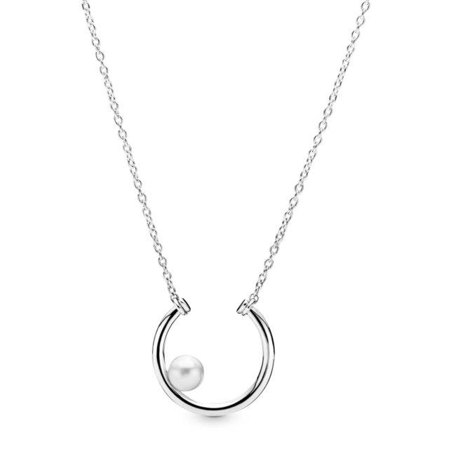 Oferta de Collar Círculo con perla cultivada de agua dulce por $164000 en Pandora