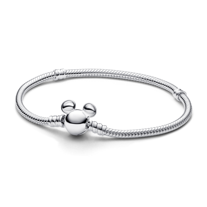 Oferta de Brazalete Pandora Moments Cadena de Serpiente con Cierre Mickey Mouse de Disney por $210000 en Pandora