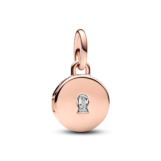 Oferta de Charm Colgante Medalla Grabable que se abre Rosa por $173000 en Pandora