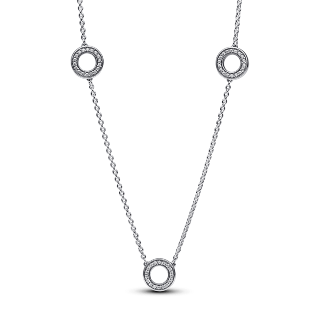 Oferta de Collar de Cadena Círculos de Pavé por $227000 en Pandora
