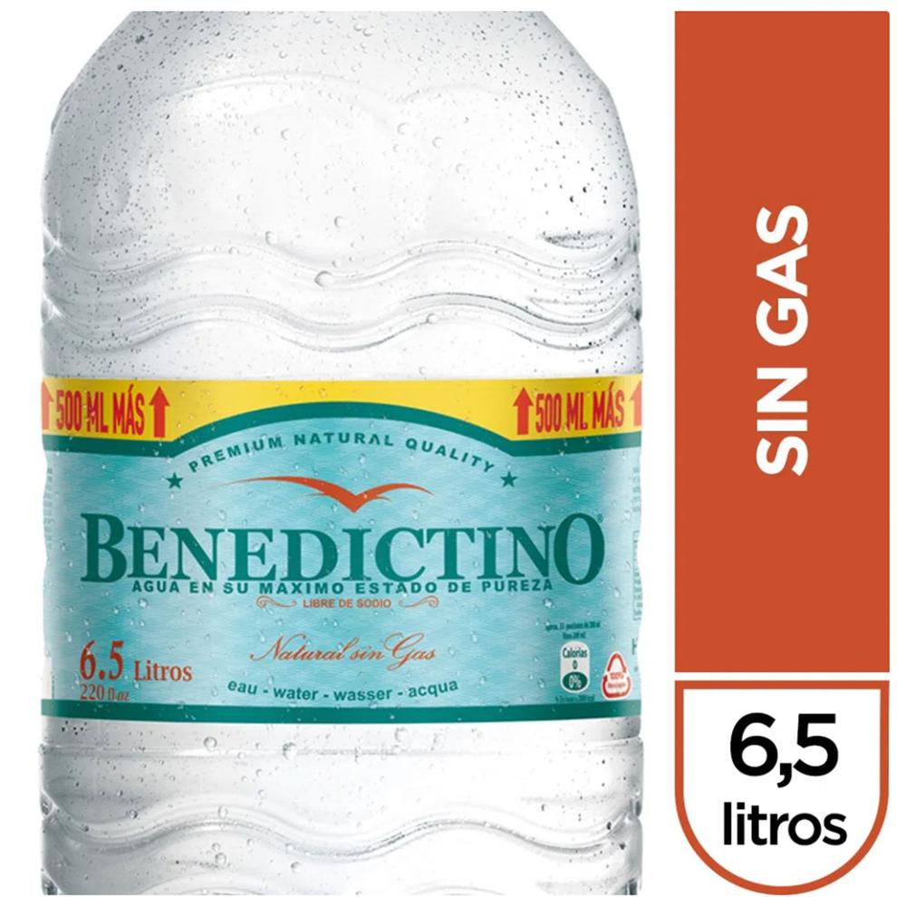 Oferta de Agua Benedictino Sin Gas Bidón 6.5 L por $1890 en Santa Isabel