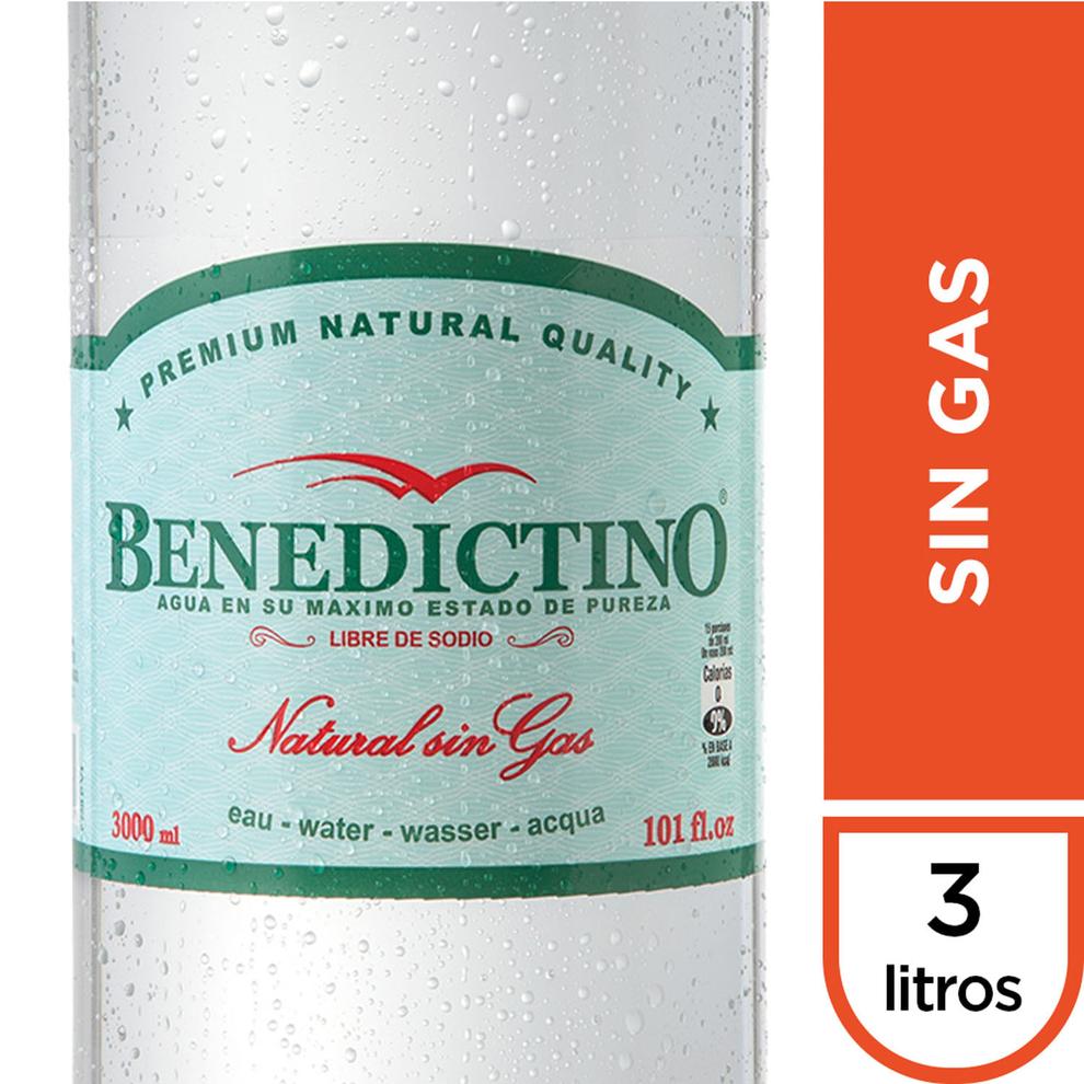 Oferta de Agua Mineral Benedictino Sin Gas 3 L por $1050 en Santa Isabel