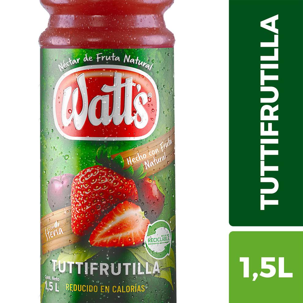 Oferta de Néctar Watt's Tuti Frutilla 1.5 L por $1390 en Santa Isabel