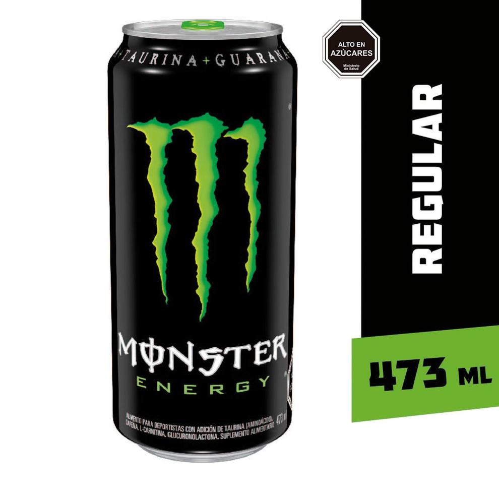 Oferta de Bebida Energética Monster Regular 473 ml por $1770 en Santa Isabel