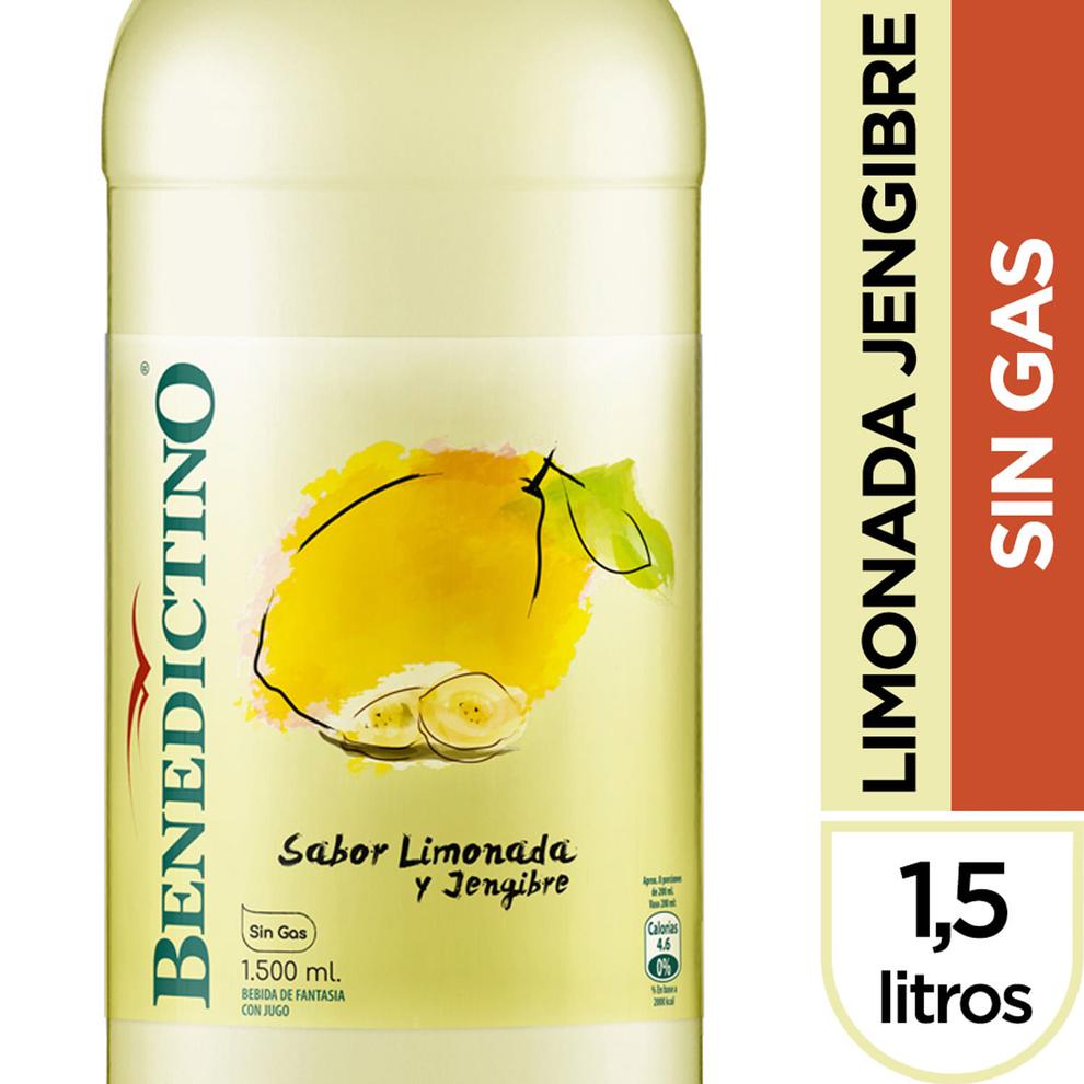 Oferta de Agua Saborizada Benedictino Limonada Jengibre 1.5 L por $1080 en Santa Isabel