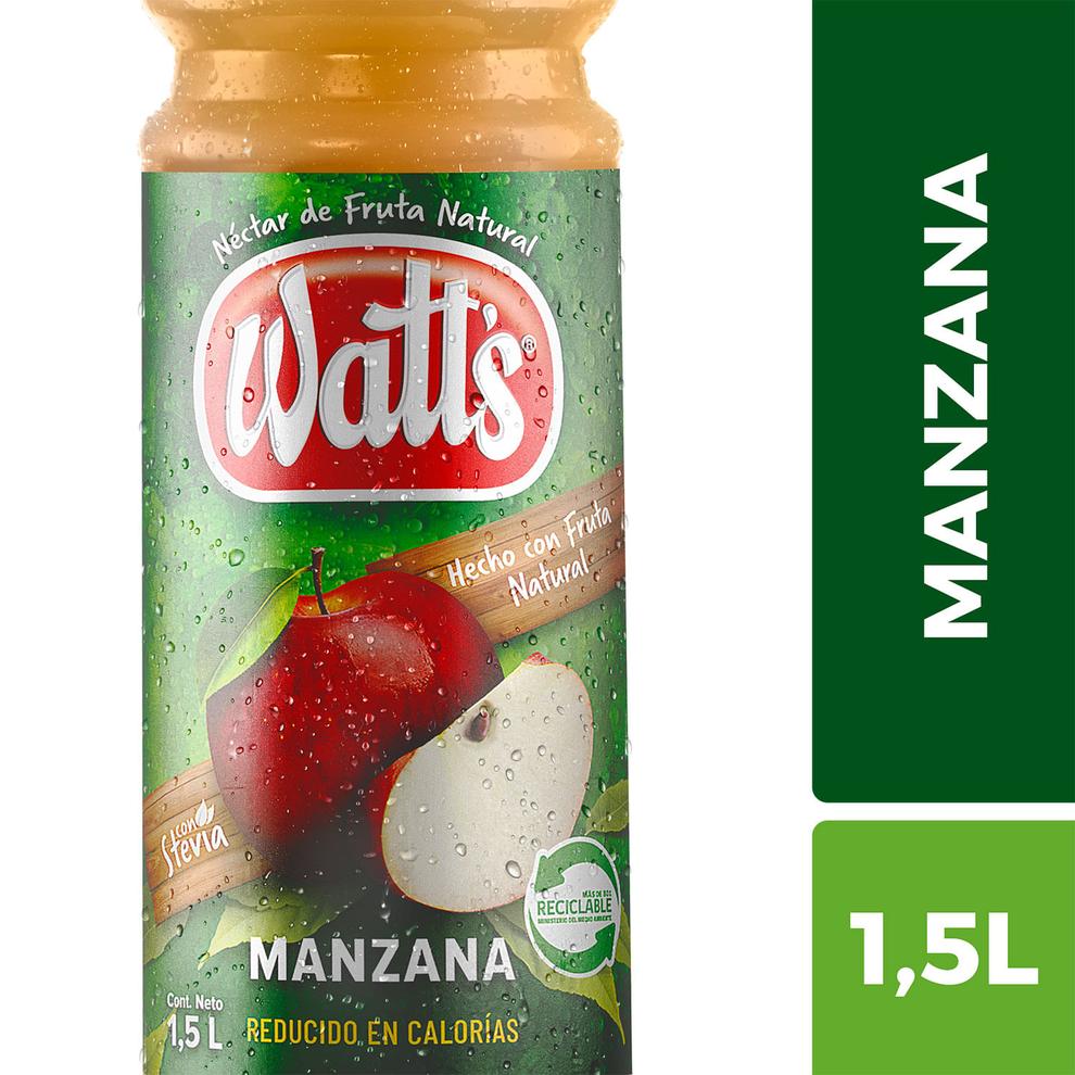 Oferta de Néctar Watt's Manzana Boca Ancha 1.5 L por $1390 en Santa Isabel
