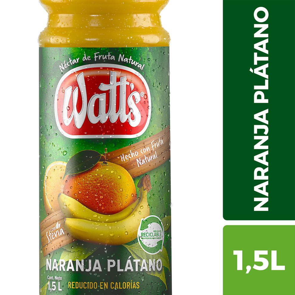 Oferta de Néctar Watt's Naranja-Plátano 1.5 L por $1650 en Santa Isabel