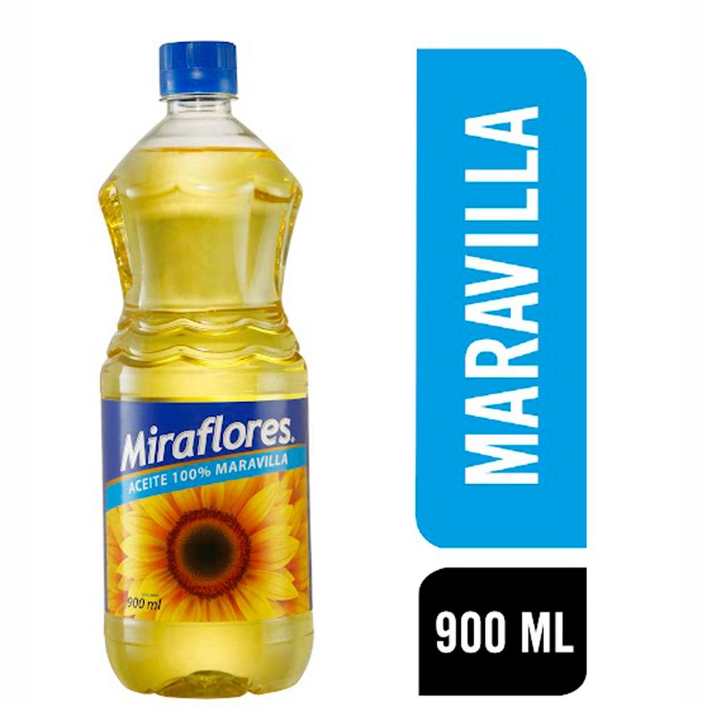 Oferta de Aceite de Maravilla Miraflores 900 ml por $2170 en Santa Isabel