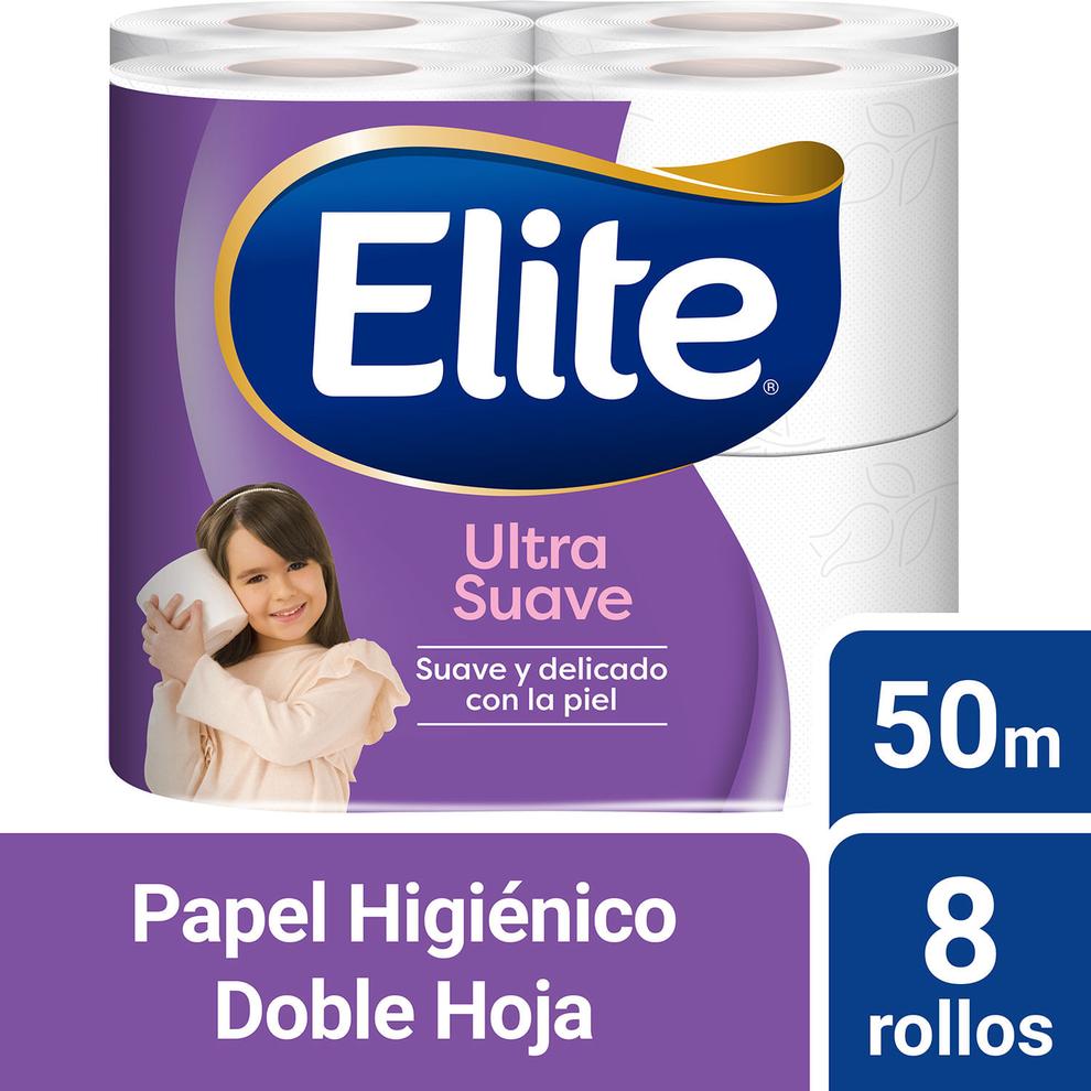 Oferta de Papel Higiénico Elite Doble Hoja Ultra 50 m 8 un. por $7990 en Santa Isabel