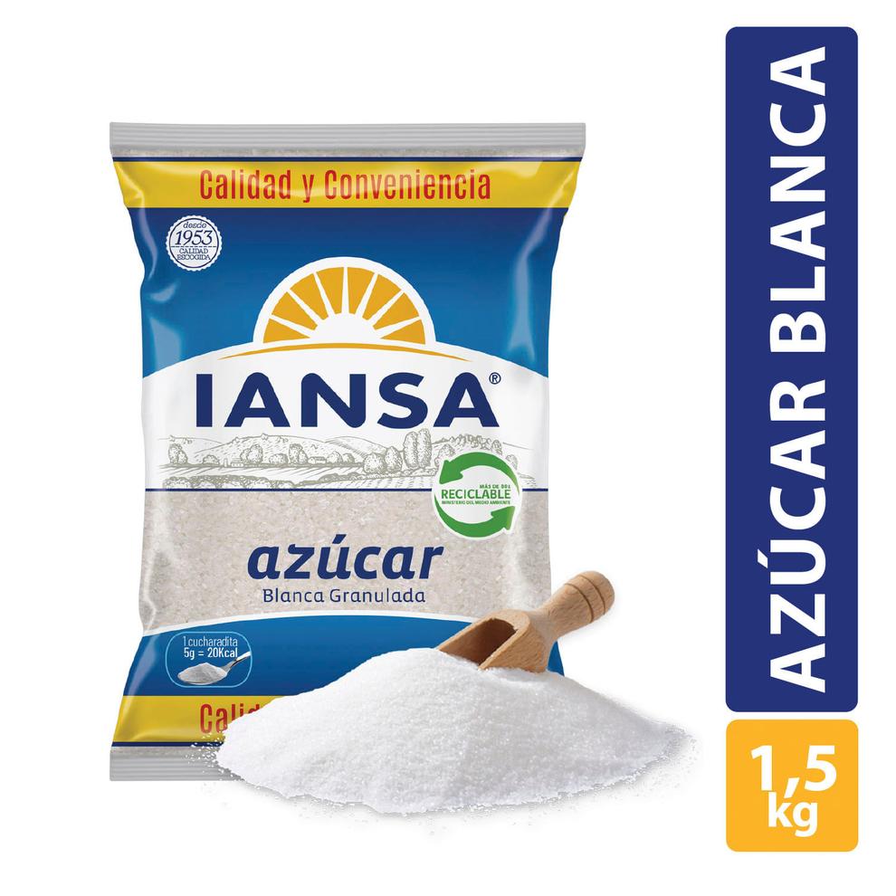 Oferta de Azúcar Blanca Iansa 1.5 kg por $1980 en Santa Isabel