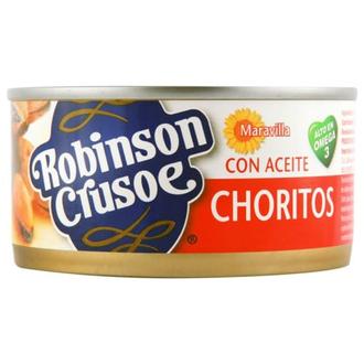 Oferta de Chorito Robinson Crusoe Aceite 190 gr por $1490 en Supermercado El Trébol