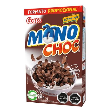 Oferta de Cereal Mono Choc Costa 260 gr por $1290 en Supermercado El Trébol