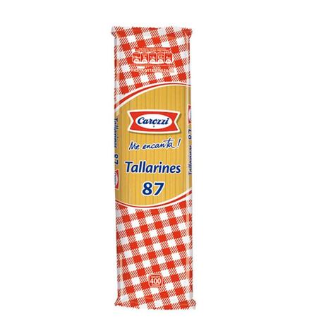 Oferta de Pastas Carozzi Tallarin 87 400 gr por $849 en Supermercado El Trébol