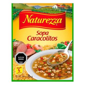 Oferta de Sopa Naturezza Carne Caracolitos 72 Grs por $399 en Supermercado El Trébol