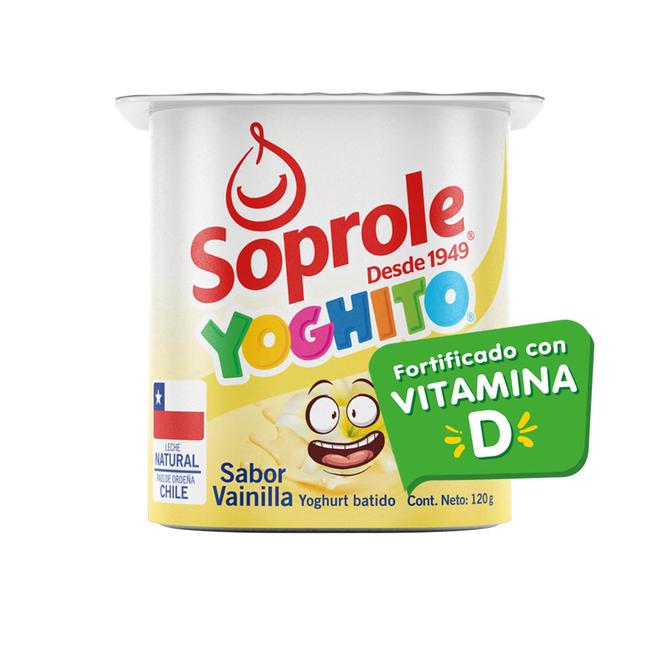 Oferta de Yoghurt batido Yoghito vainilla 120 g por $260 en Unimarc