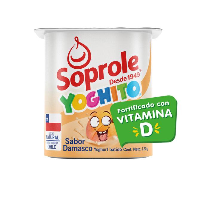 Oferta de Yoghurt batido Yoghito damasco 120 g por $260 en Unimarc