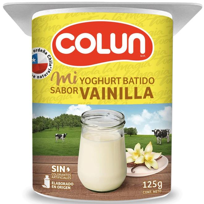 Oferta de Yoghurt Colun vainilla 125 g por $270 en Unimarc