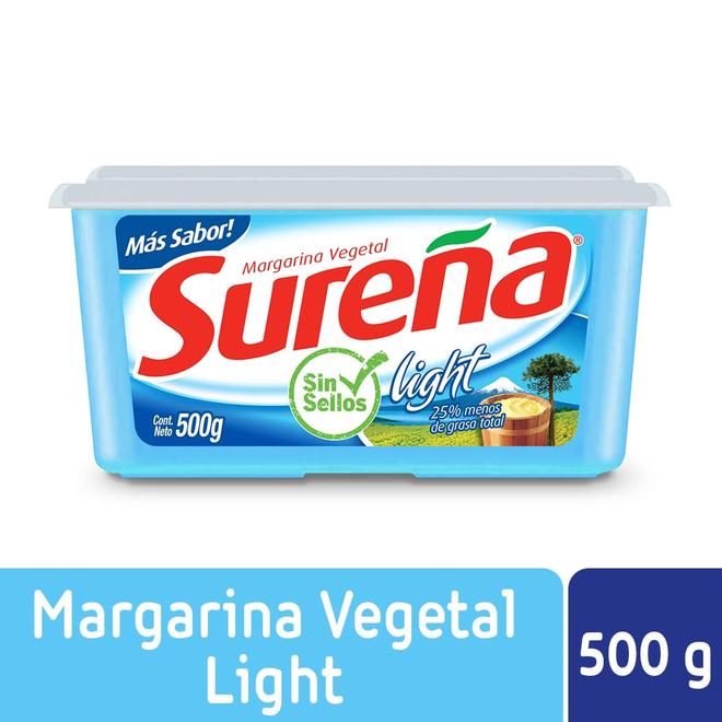 Oferta de Margarina Sureña light pote 500 g por $2990 en Unimarc