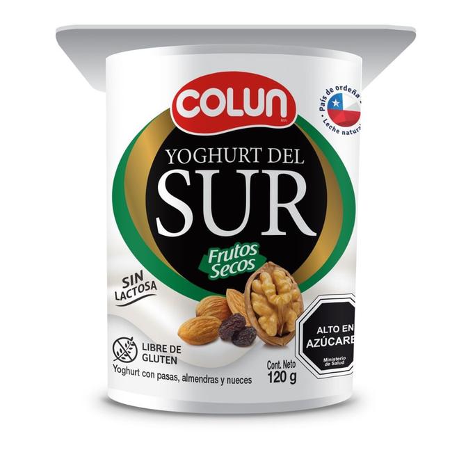 Oferta de Yoghurt del sur Colun frutos secos 120 g por $540 en Unimarc