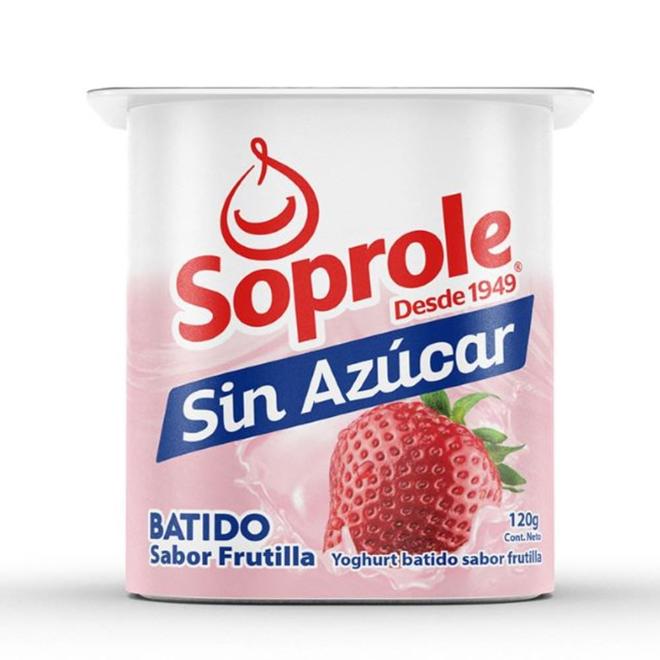 Oferta de Yoghurt Soprole sin azúcar frutilla 120 g por $320 en Unimarc