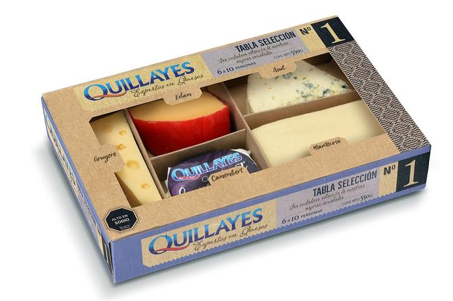 Oferta de Tabla de quesos Quillayes N°1 550 g por $17390 en Unimarc