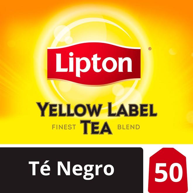 Oferta de Té Lipton Yellow label 50 bolsitas por $3140 en Unimarc