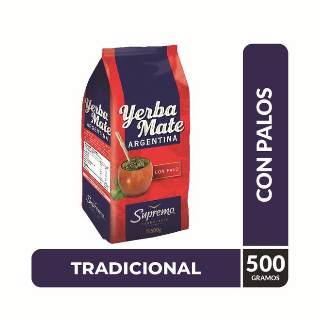 Oferta de Yerba mate Supremo Argentina 500 g por $2880 en Unimarc
