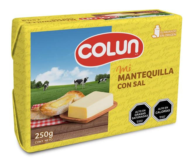 Oferta de Mantequilla Colun con sal pan 250 g por $2450 en Unimarc