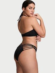 Oferta de VS Archives Swim Strappy Hardware Brazilian Bikini Bottom por $42423 en Victoria's Secret