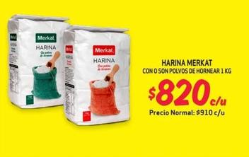 Oferta de Merkat - Harina Con O Son Polvos De Hornear 1 Kg por $820 en Mayorista 10