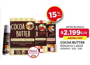 Oferta de Cocoa Butter - Bálsamo Labial por $2199 en PreUnic