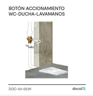 Oferta de Botón Accionamento Wc-ducha-lavamanos en Mk